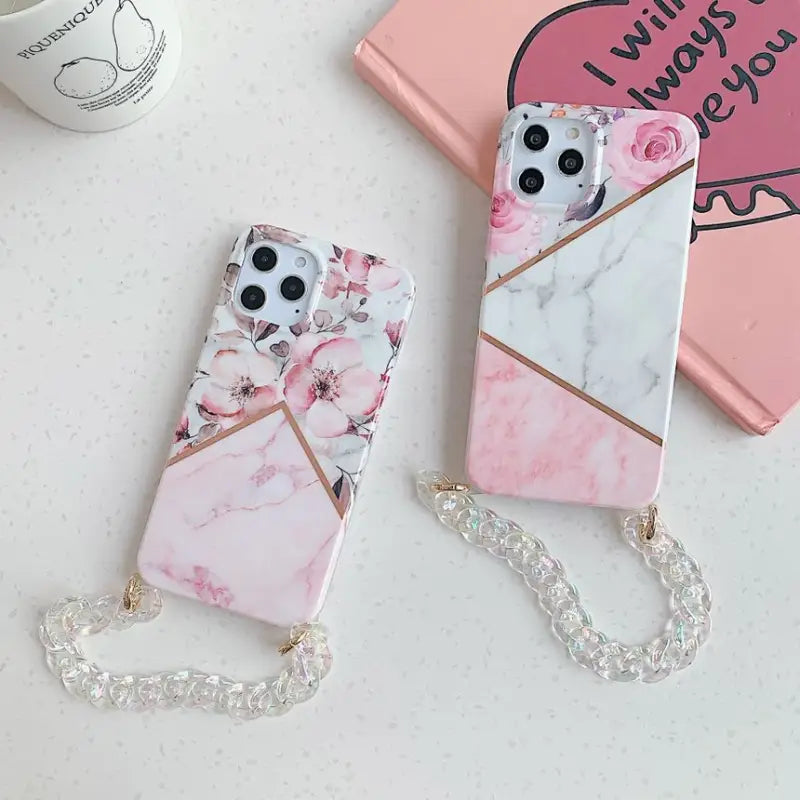 Flower Print  Phone Case - iPhone 7 / 7 Plus / 8 / 8 Plus / X / XS / XS Max / XR / 11 / 11 Pro / 11 Pro Max / 12 / 12 Pro / 12 Pro Max-6