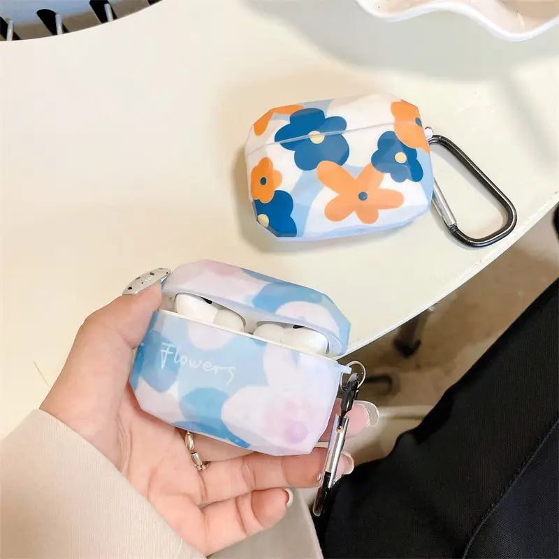 Flower Printed AirPods Earphone Case Skin-3