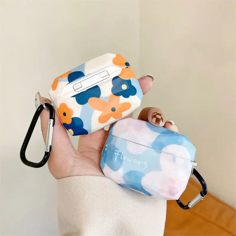 Flower Printed AirPods Earphone Case Skin-4