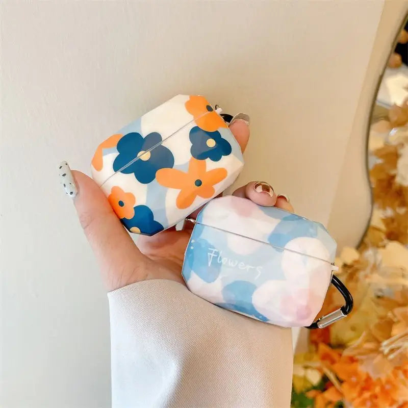 Flower Printed AirPods Earphone Case Skin-2