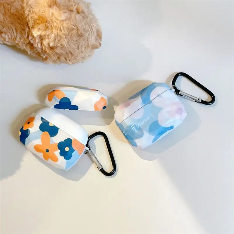 Flower Printed AirPods Earphone Case Skin-1