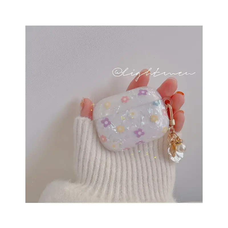 Flower Shell Airpods Earphone Case Skin Fz151 - Mobile Cases