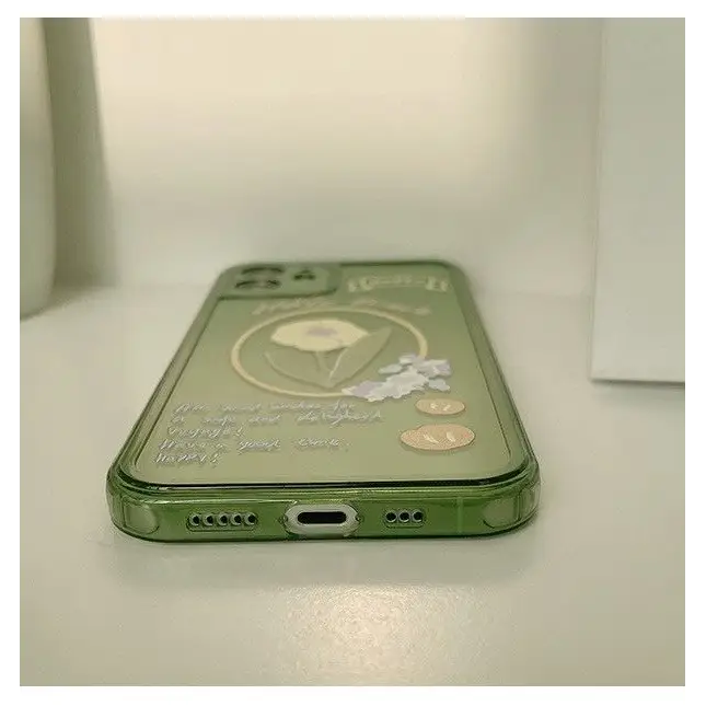 Flower Transparent Phone Case - iPhone 12 Pro Max / 12 Pro / 12 / 12 mini / 11 Pro Max / 11 Pro / 11 / SE / XS Max / XS / XR / X / SE 2 / 8 / 8 Plus / 7 / 7 Plus-6