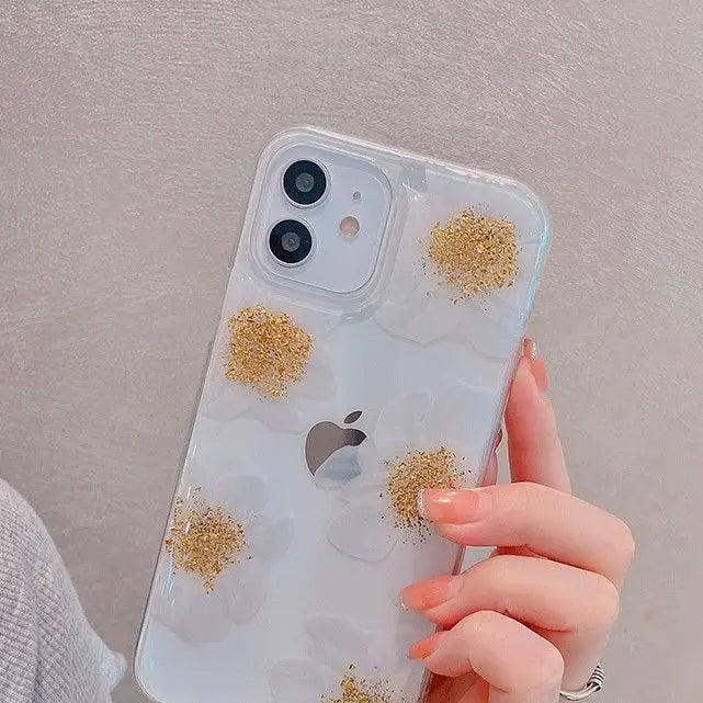 Flower Transparent Phone Case - iPhone 12 Pro Max / 12 Pro /