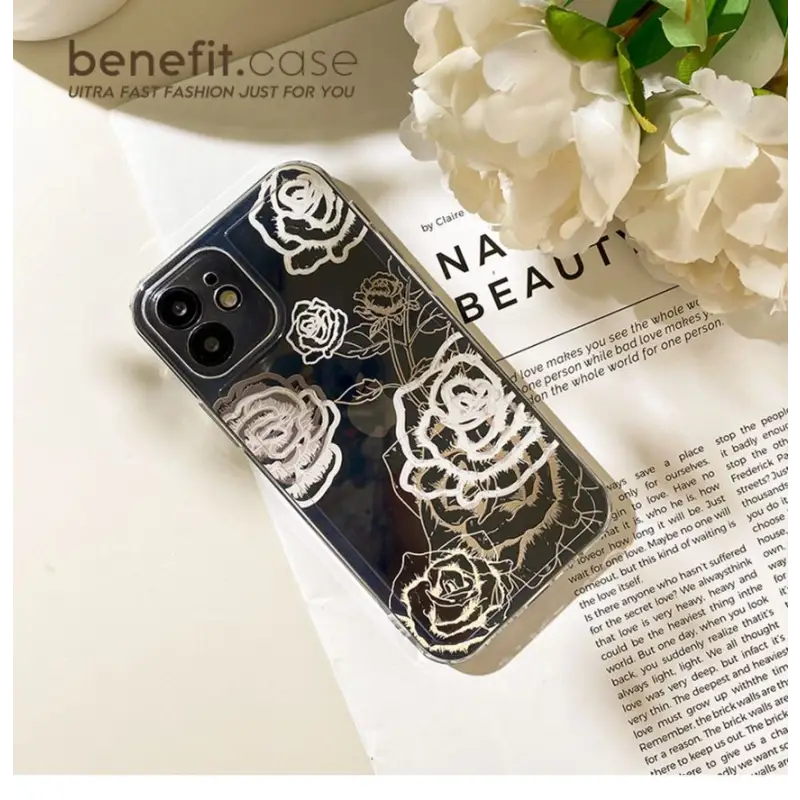 Flower Transparent Phone Case - Iphone 13 Pro Max / 13 Pro /