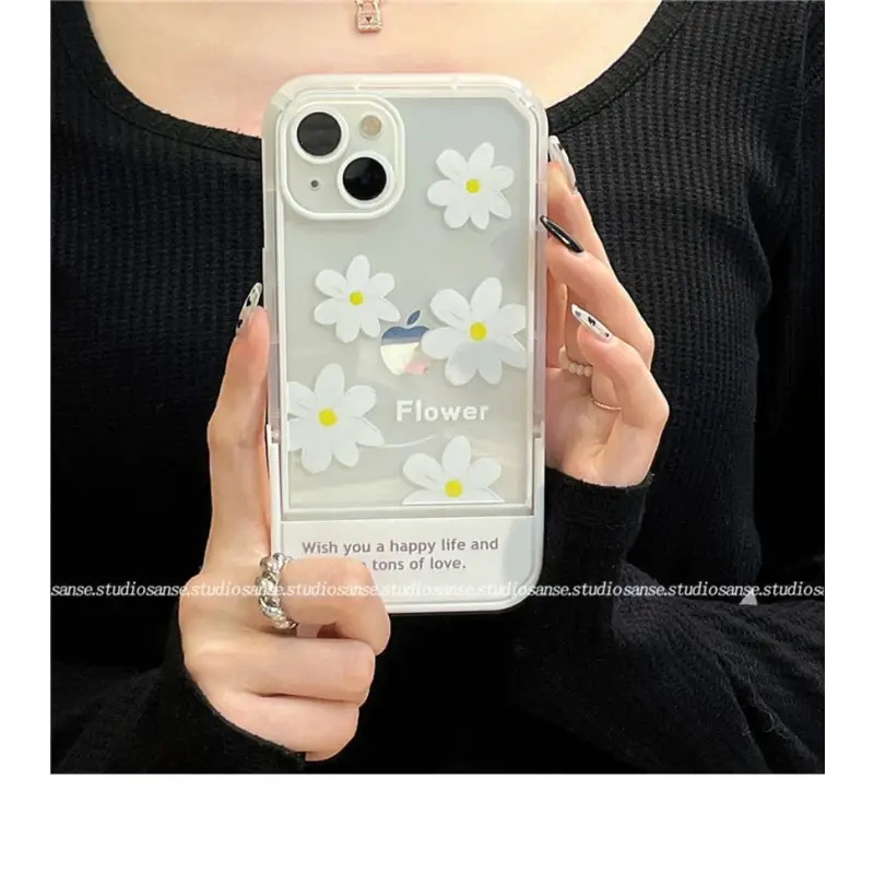 Flower Transparent Phone Case - iPhone 13 Pro Max / 13 Pro /