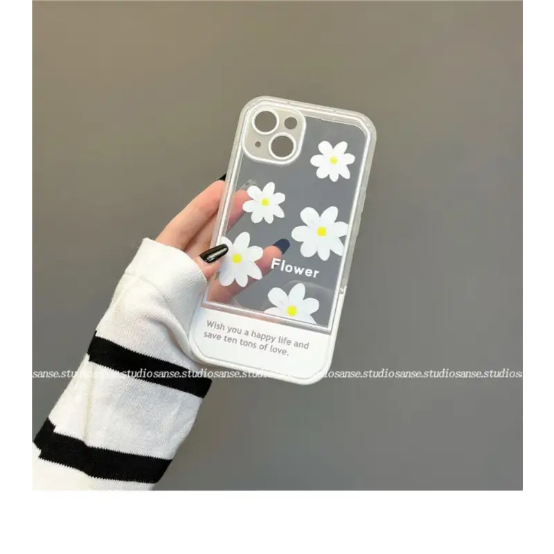 Flower Transparent Phone Case - iPhone 13 Pro Max / 13 Pro /