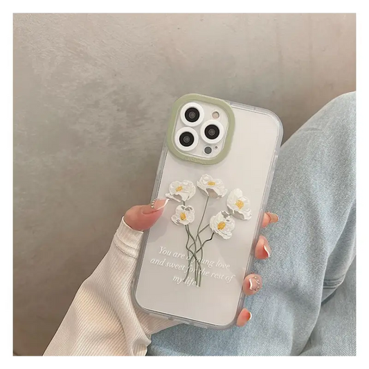 Flower Transparent Phone Case - iPhone X / XS / XR / XS Max 