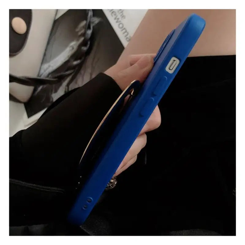 Foldable Metallic Stand Phone Case - Samsung-15
