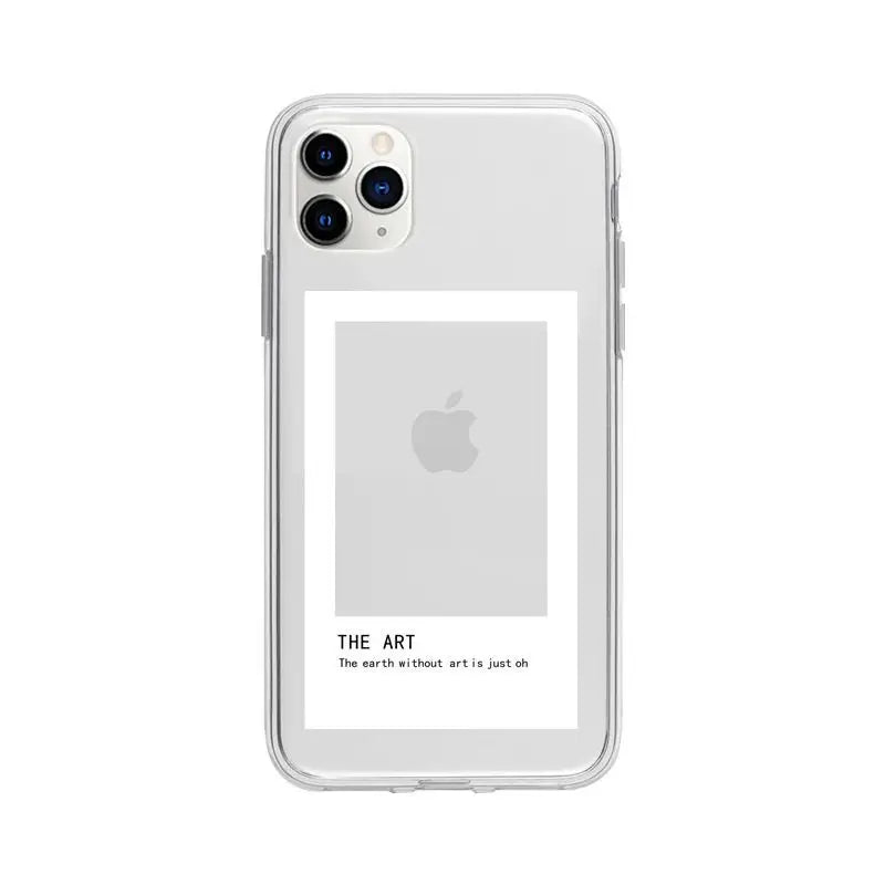 Frame Print Transparent Phone Case - iPhone 12 Pro Max / 12 Pro / 12 / 12 mini / 11 Pro Max / 11 Pro / 11 / SE / XS Max / XS / XR / X / SE 2 / 8 / 8 Plus / 7 / 7 Plus-3