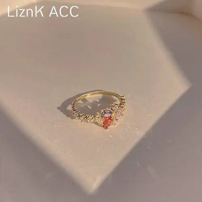 French Rose Petal Ring LIN10