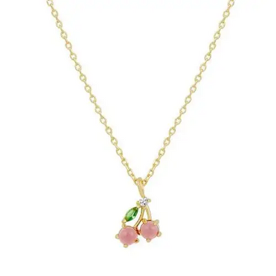 Fruit Basket Choker LIN21 - Cherry necklace
