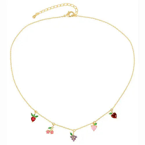 Fruit Basket Choker LIN21 - Fruit necklace