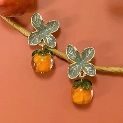 Fruit Ear Stud / Clip-On Earring Wd19 - Fancy Earrings