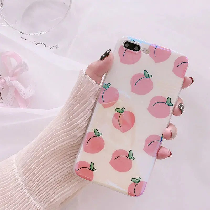 Fruit Print Phone Case - 6S / 6S Plus / 7 / 7 Plus / 8 / 8 