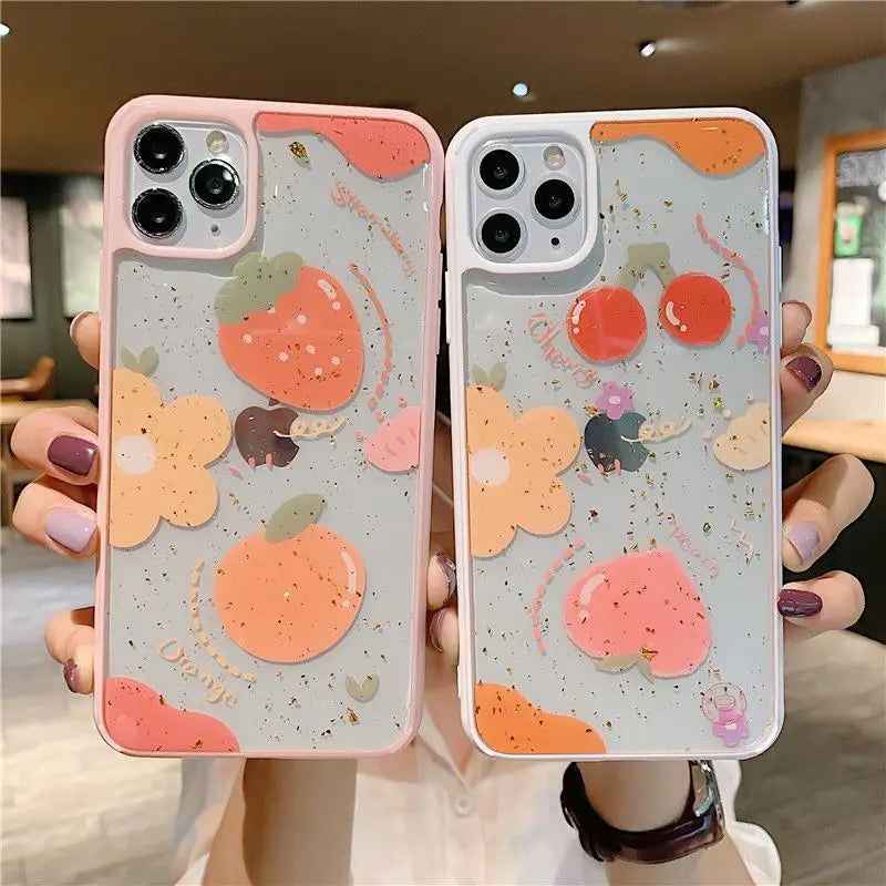 Fruit Print Transparent Phone Case - iPhone 11 Pro Max / 11 