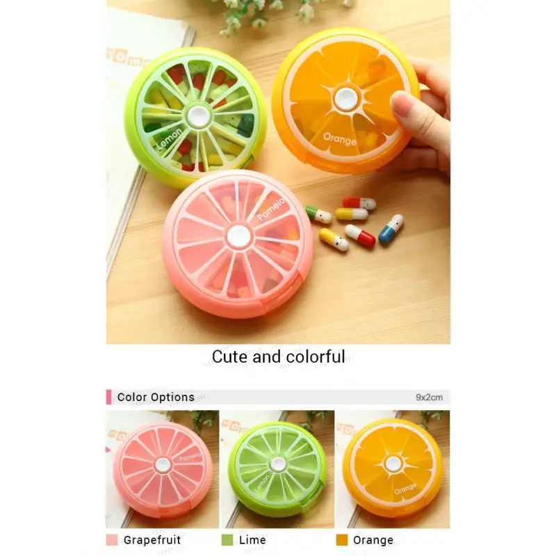 Fruit Shaped Pill Case Cg191 - Travel Bottles