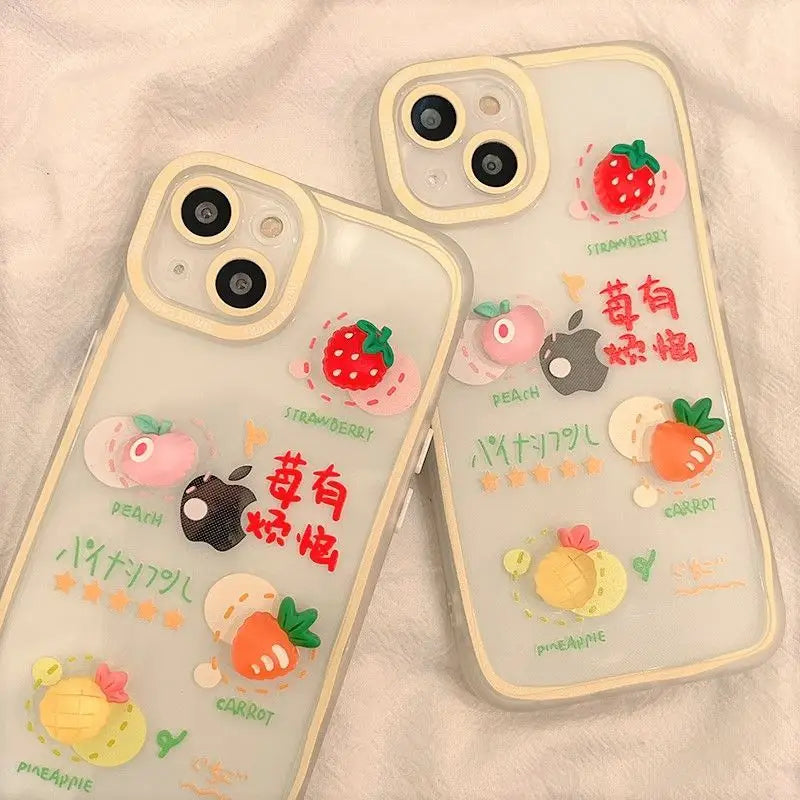 Fruit Transparent Phone Case - iPhone 13 Pro Max / 13 Pro / 