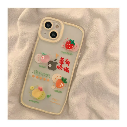 Fruit Transparent Phone Case - iPhone 13 Pro Max / 13 Pro / 