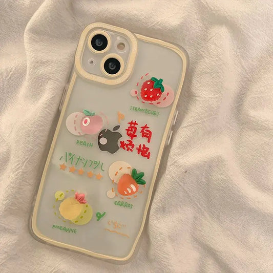 Fruit Transparent Phone Case - iPhone 13 Pro Max / 13 Pro / 