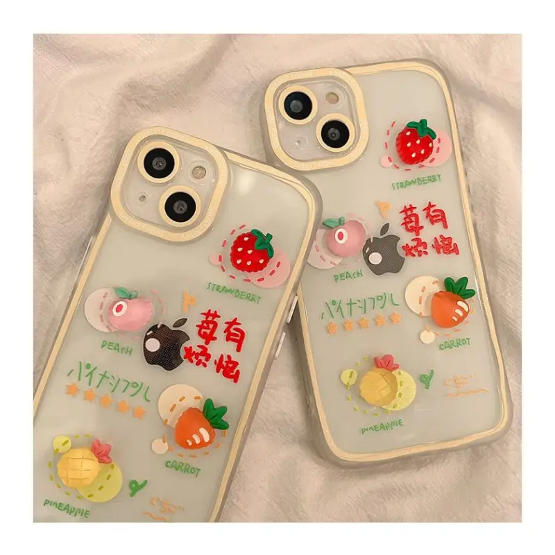 Fruit Transparent Phone Case - iPhone 13 Pro Max / 13 Pro / 