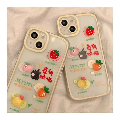 Fruit Transparent Phone Case - iPhone 13 Pro Max / 13 Pro / 