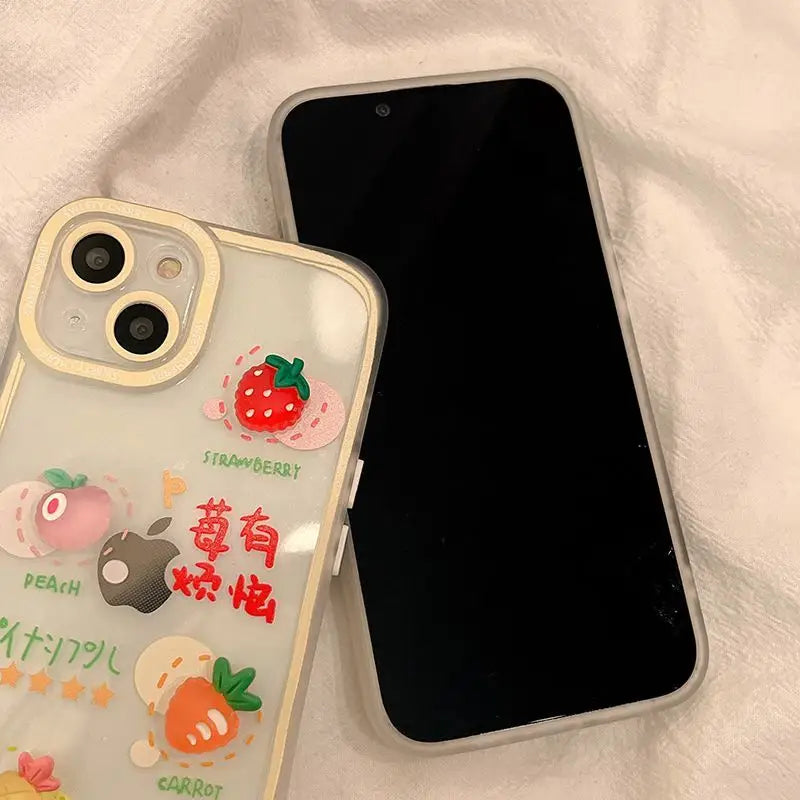 Fruit Transparent Phone Case - iPhone 13 Pro Max / 13 Pro / 