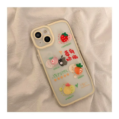 Fruit Transparent Phone Case - iPhone 13 Pro Max / 13 Pro / 