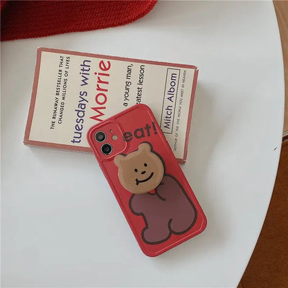 Funny Biscuits Bear iPhone Case BP197 - iphone case