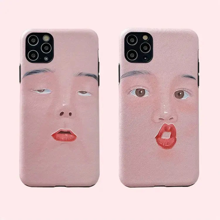 Funny Couple Expression iPhone Case BP082 - iphone case