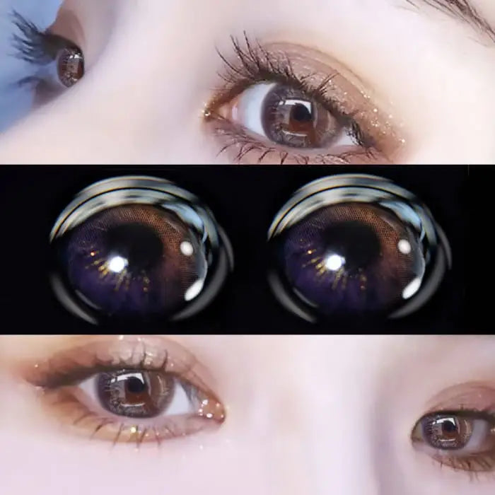 Galaxy Purple Color Contact Lenses BE730