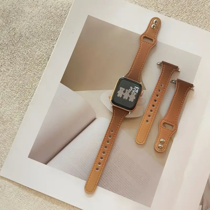 Genuine Leather Apple Watch Strap - Smart Watch Accessories