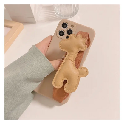 Giraffe Strap Phone Case - iPhone 13 Pro Max / 13 Pro / 13 /