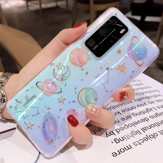 Glitter Planet Oneplus Phone Case W090 - For Oneplus 8T / 2