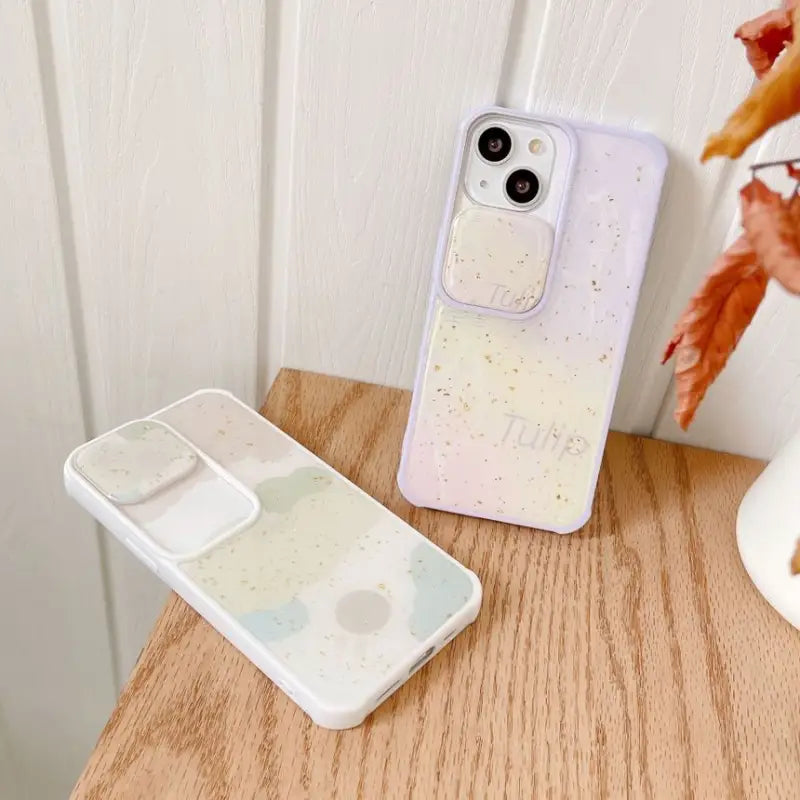 Gold Leaf Lens Cover Phone Case - iPhone 13 Pro Max / 13 Pro