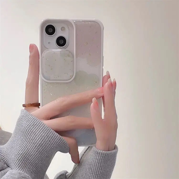 Gold Leaf Lens Cover Phone Case - iPhone 13 Pro Max / 13 Pro / 13 / 13 mini / 12 Pro Max / 12 Pro / 12 / 12 mini / 11 Pro Max / 11 Pro / 11 / SE / XS Max / XS / XR / X-26