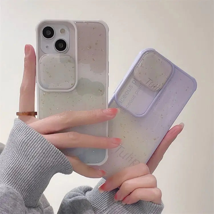 Gold Leaf Lens Cover Phone Case - iPhone 13 Pro Max / 13 Pro / 13 / 13 mini / 12 Pro Max / 12 Pro / 12 / 12 mini / 11 Pro Max / 11 Pro / 11 / SE / XS Max / XS / XR / X-4