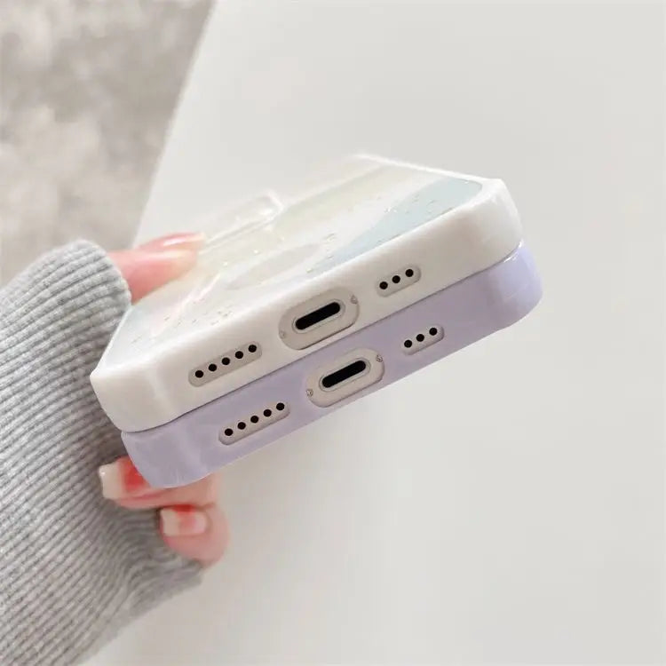 Gold Leaf Lens Cover Phone Case - iPhone 13 Pro Max / 13 Pro / 13 / 13 mini / 12 Pro Max / 12 Pro / 12 / 12 mini / 11 Pro Max / 11 Pro / 11 / SE / XS Max / XS / XR / X-12