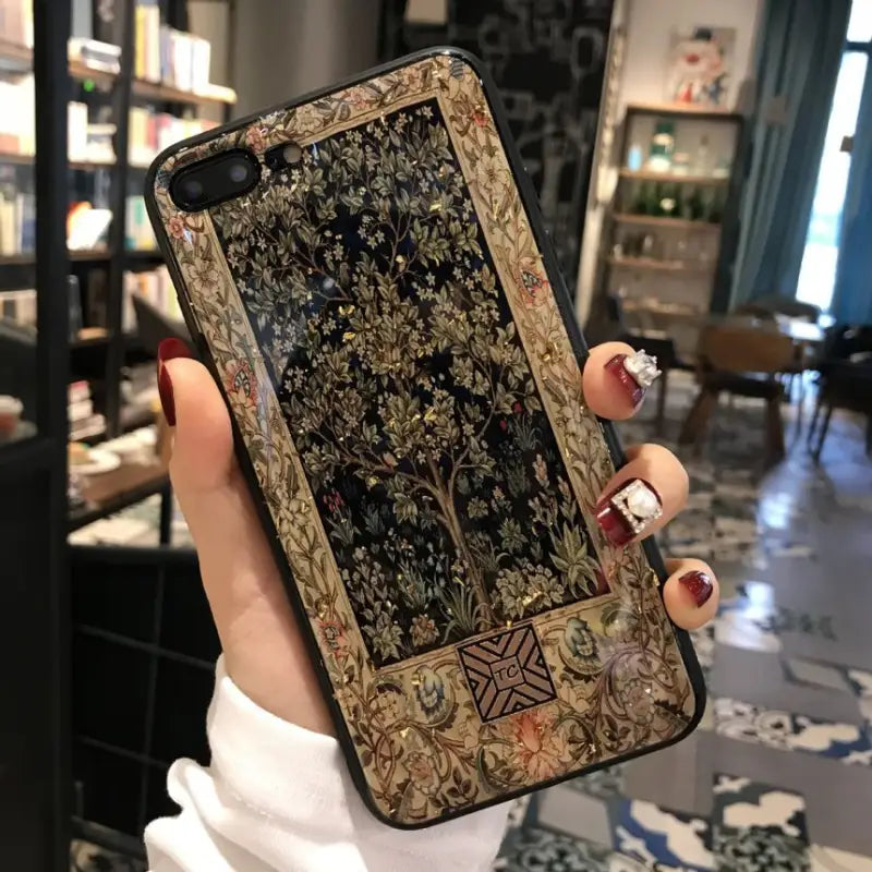 Gold Leaf Phone Case - iPhone 13 Pro Max / 13 Pro / 13 / 12 Pro Max / 12 Pro / 12 / 11 Pro Max / 11 Pro / 11 / XS Max / XR / XS / X / 8 Plus / 7 Plus / 8 / 7 / 6S Plus / 6 Plus / 6S / 6-4
