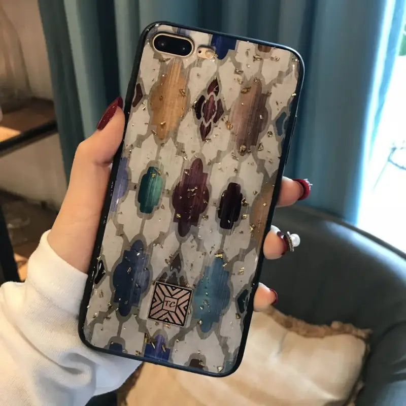 Gold Leaf Phone Case - iPhone 13 Pro Max / 13 Pro / 13 / 12 Pro Max / 12 Pro / 12 / 11 Pro Max / 11 Pro / 11 / XS Max / XR / XS / X / 8 Plus / 7 Plus / 8 / 7 / 6S Plus / 6 Plus / 6S / 6-3
