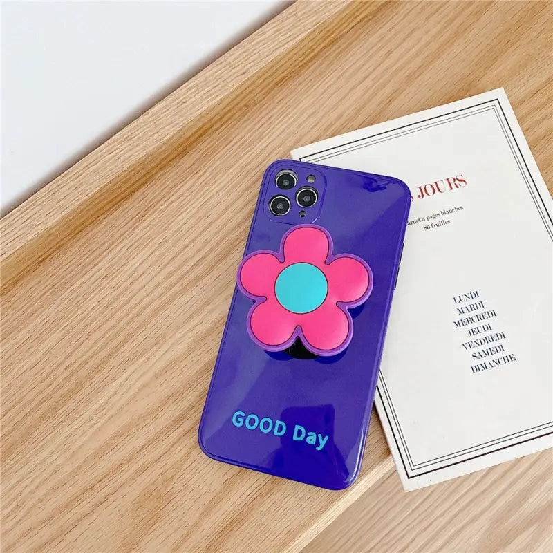 Good Day Kawaii Flower iPhone Case BP251 - iphone case