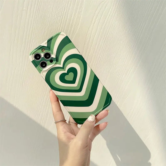 Gradient Green Heart iPhone Case BP286 - iphone case