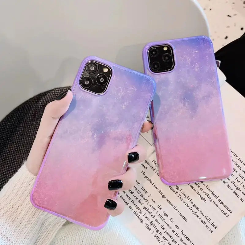 Gradient Phone Case - iPhone 13 Pro Max / 13 Pro / 13 / 12 Pro Max / 12 Pro / 12 / 11 Pro Max / 11 Pro / 11 / XS Max / XR / XS / X / 8 Plus / 7 Plus / 8 / 7-6
