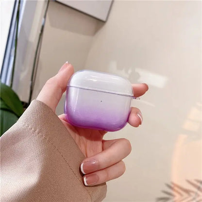 Gradient Silicone Airpods Earphone Case Skin CW869 - Mobile 