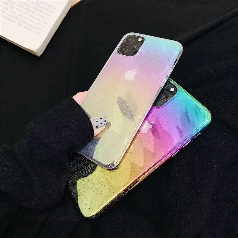 Gradient Transparent Phone Case - iPhone 12 Pro Max / 12 Pro / 12 / 12 mini / 11 Pro Max / 11 Pro / 11 / SE / XS Max / XS / XR / X / SE 2 / 8 / 8 Plus / 7 / 7 Plus-10