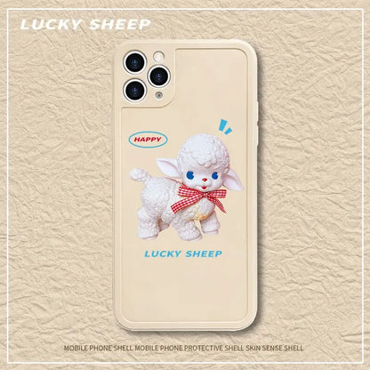 Green Lucky Sheep iPhone Case BP162 - iphone case