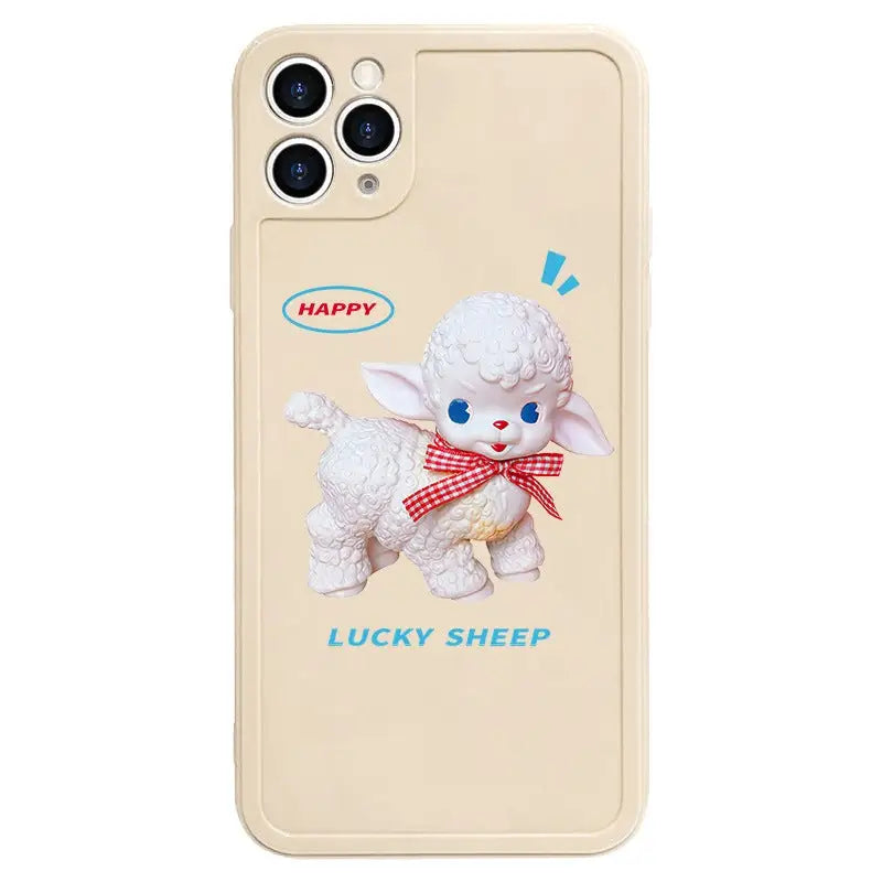 Green Lucky Sheep iPhone Case BP162 - iphone case