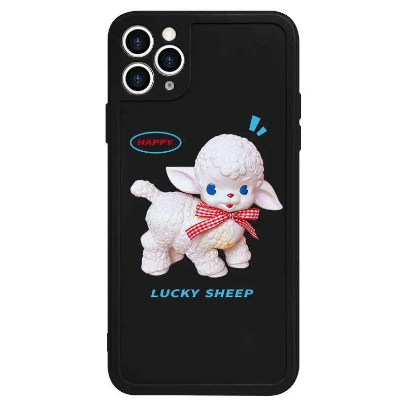 Green Lucky Sheep iPhone Case BP162 - iphone case