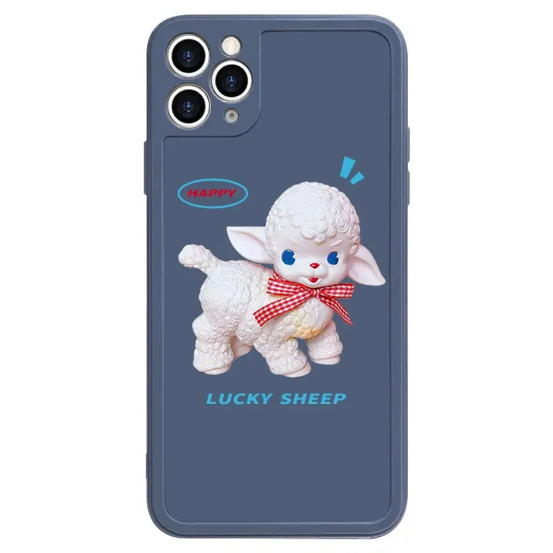 Green Lucky Sheep iPhone Case BP162 - iphone case