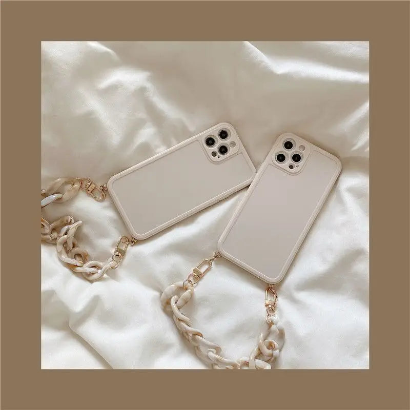 Hand Chained Plain Phone Case - iPhone 12 Pro Max / 12 Pro /
